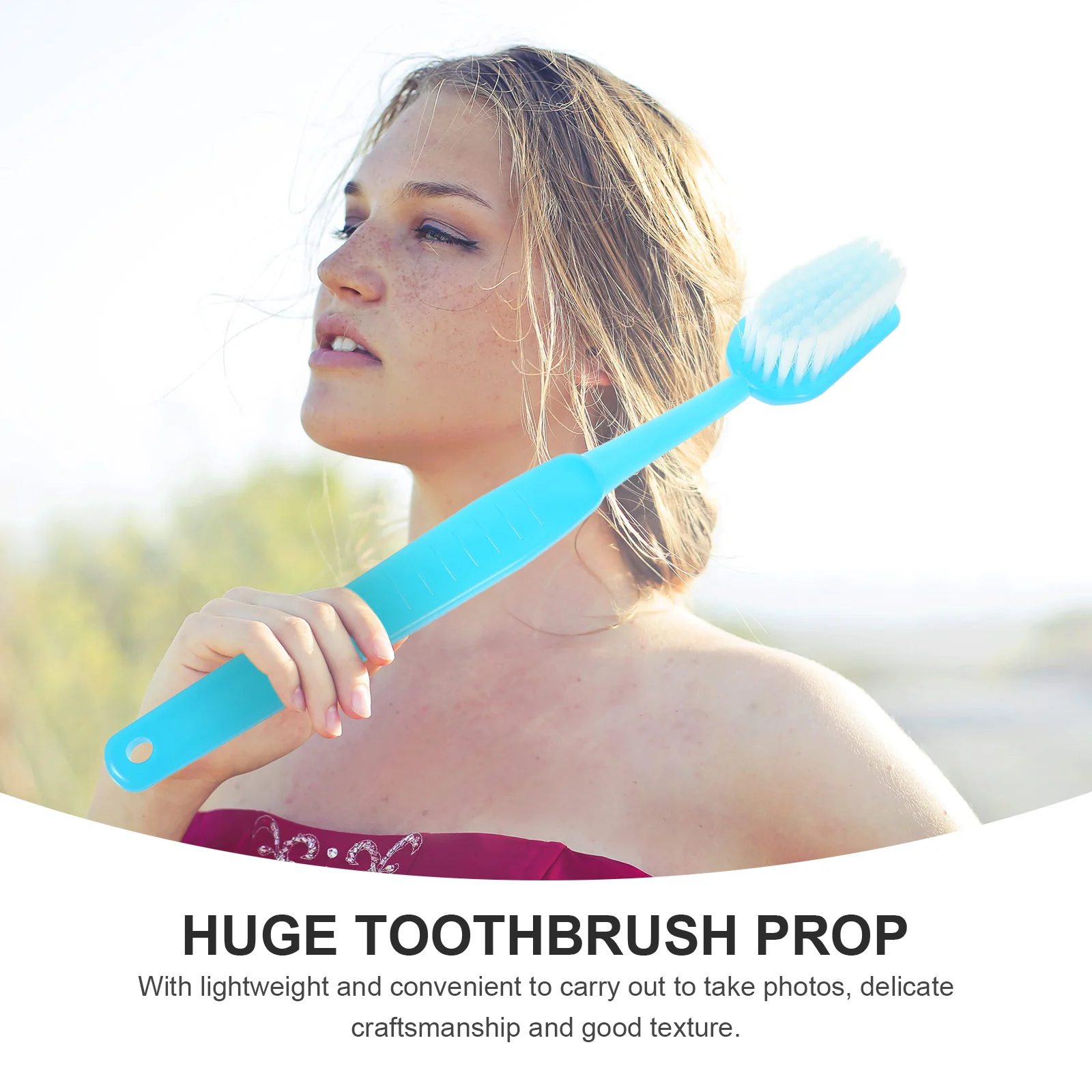 Giant Toothbrush Prop Comedy Item Huge Head Toothbrush Fake Oversized Toothbrush Large Toothbrush Prop Oversized Novelty Toys