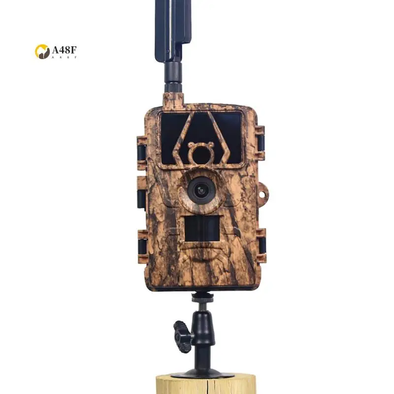 

A48F-4G LIVE Trail Camera APP Control IR Night Vision Hunting Trap HD Camera 60MP 8K With SIM Card Mobile Wildlife Cam EUR