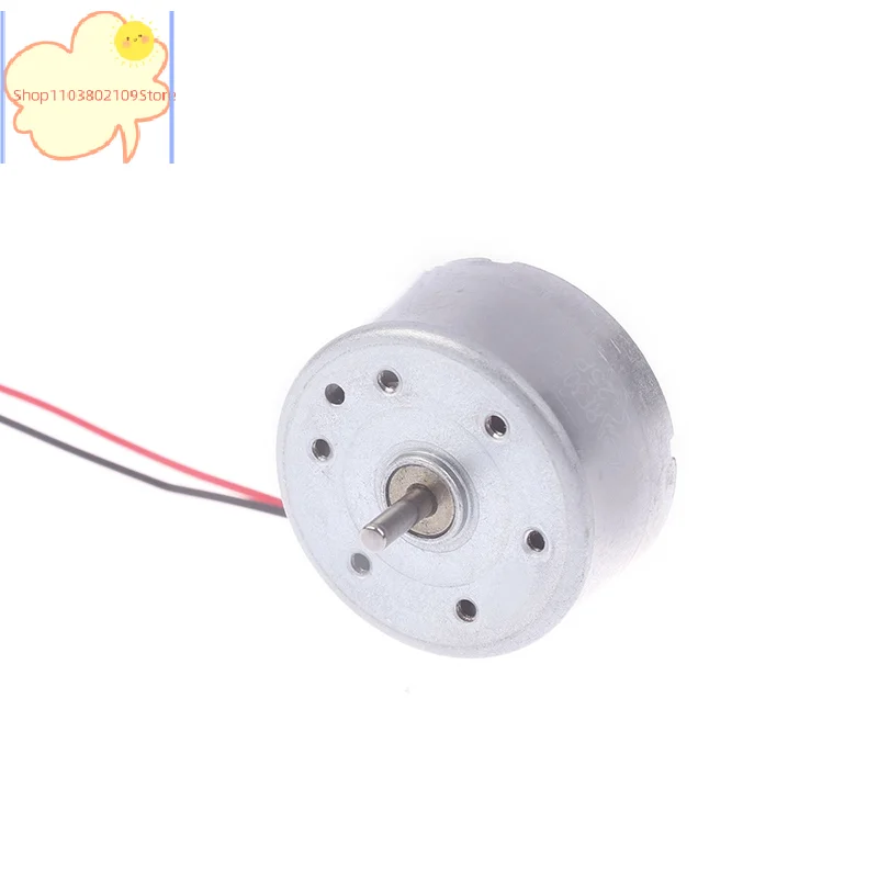 [YH]RF-300EA-1D390 DC 1.5V/3V/5V/6V 7250RPM Mini Mute 24mm Round Spindle Motor Precious Metal Brush Engine DIY Solar Power Toy M - view 5