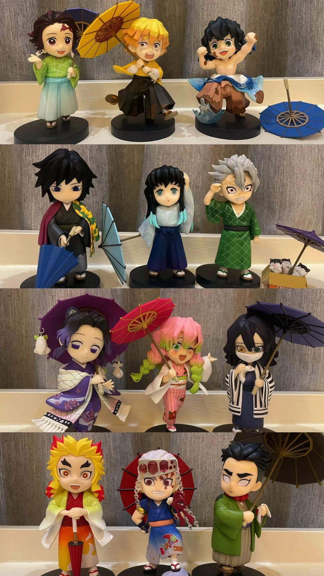 Anime-Figur Demon Slayer Figuren Kimetsu No Yaiba Puppe Tanjiro Nezuko Zenitsu Figurine Plum Rain Serie Actionfigur Modell Spielzeug – Detail 9