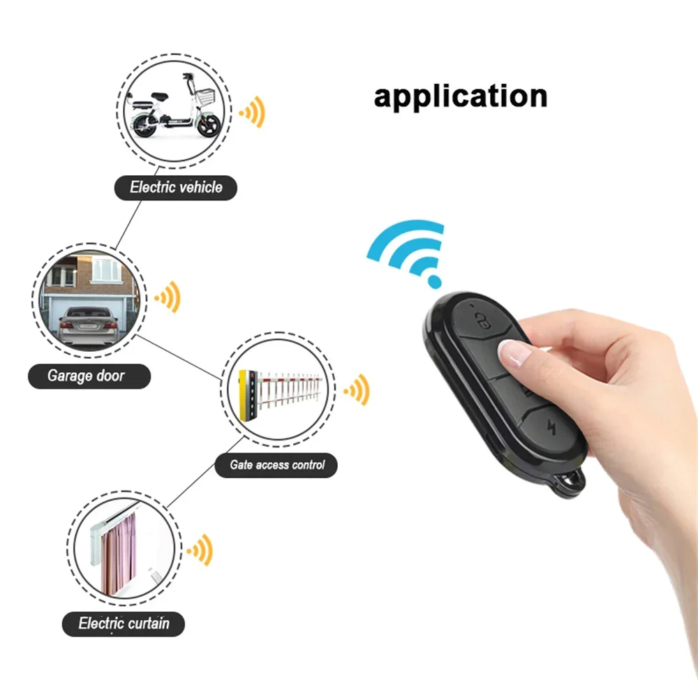 433MHZ 433.92mhz Duplicator Clone Remote Control Garage Gate Door Opener Remote Control Learning Code