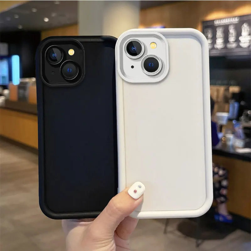 Funda iPhone de silicona antideslizante lavable antigolpes negra - imagen 5