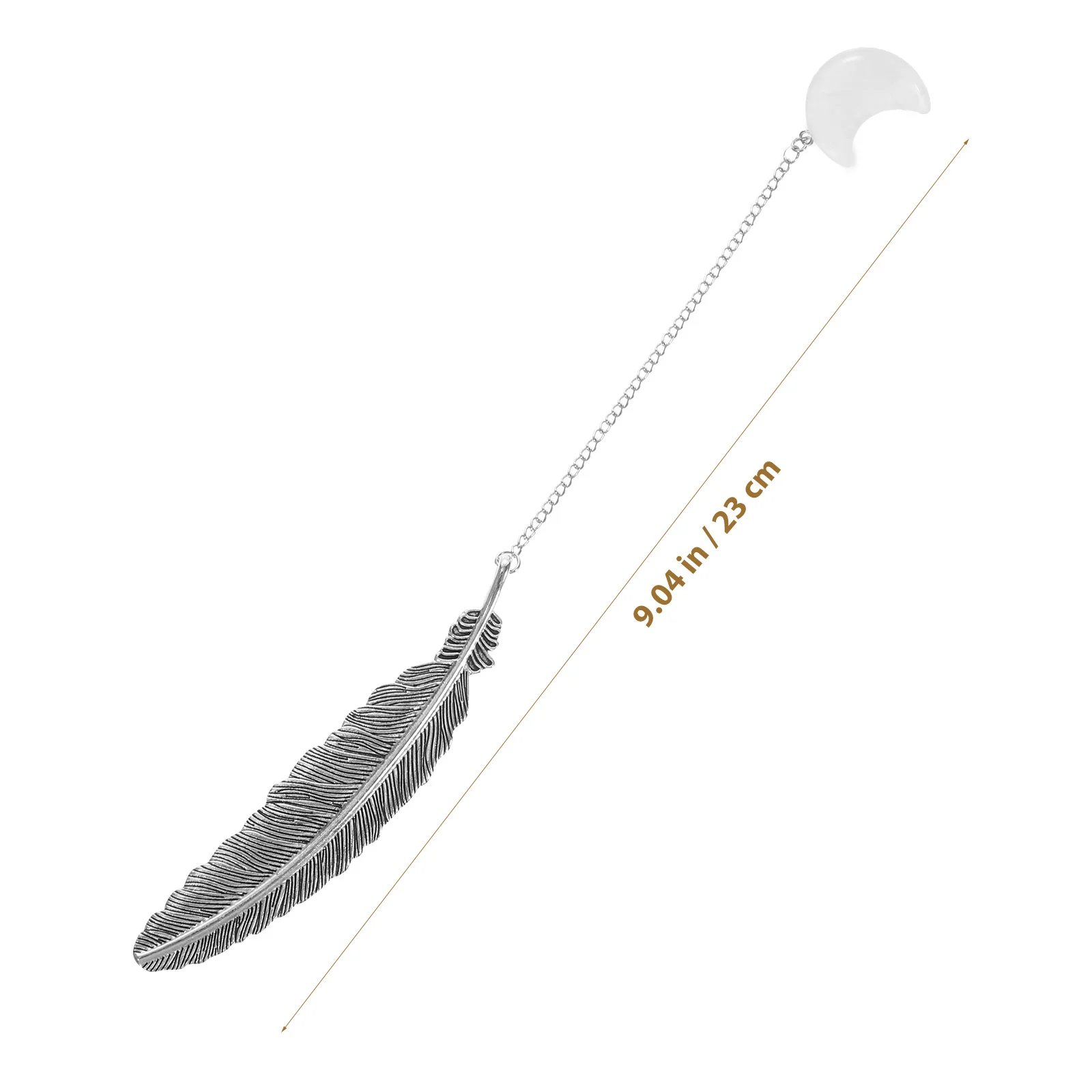Lesezeichen mit Kristallanhänger im Retro-Stil, zarte Federform, Dekor, Geschenk für Geburtstage, Hochzeiten, Jubiläen, Lesezeichen