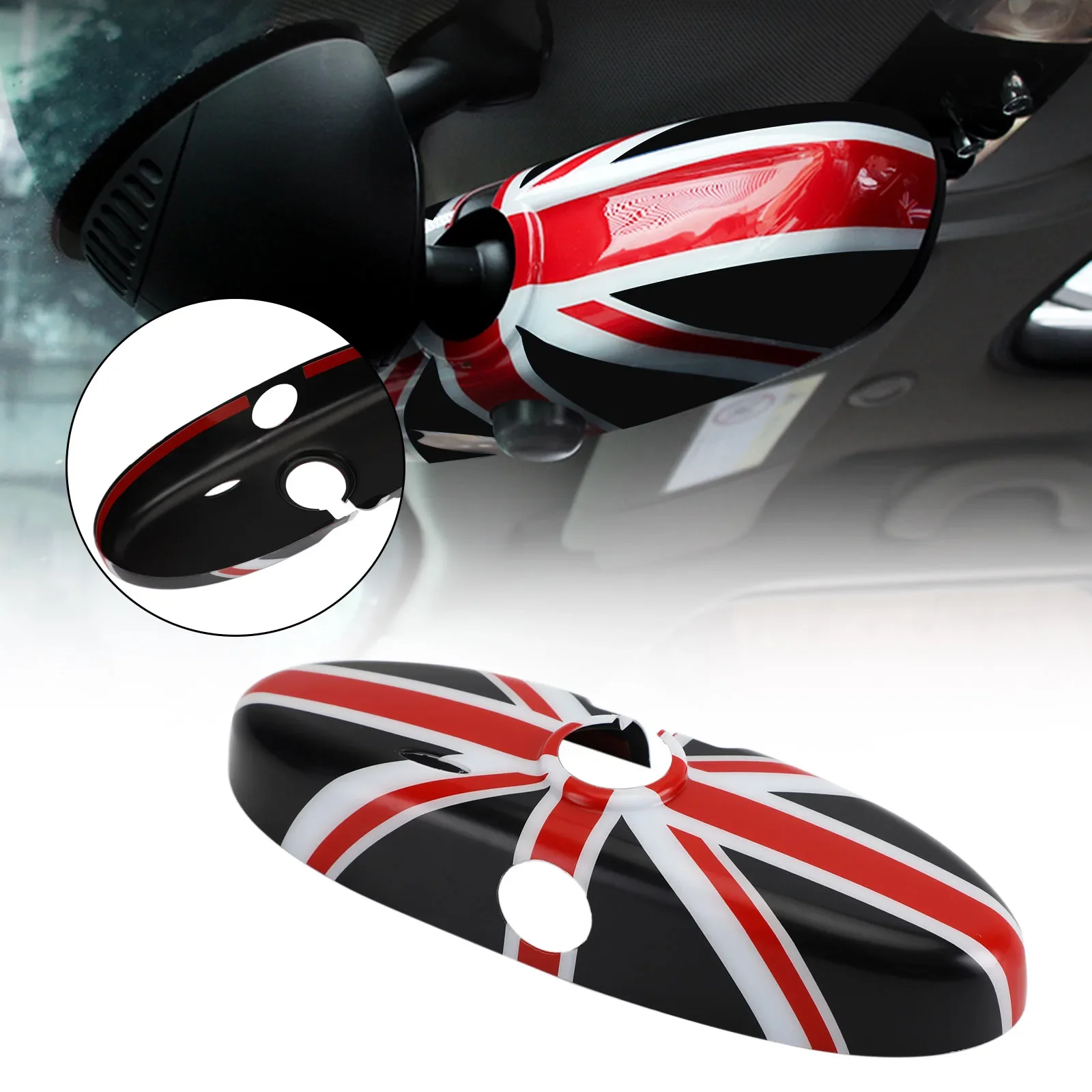 Rear View Mirror ABS Cover for MINI Cooper R56 R55 R57 R60 R61 Shells Case Car UK Flag Housing Rearview Mirror Vehicle Parts