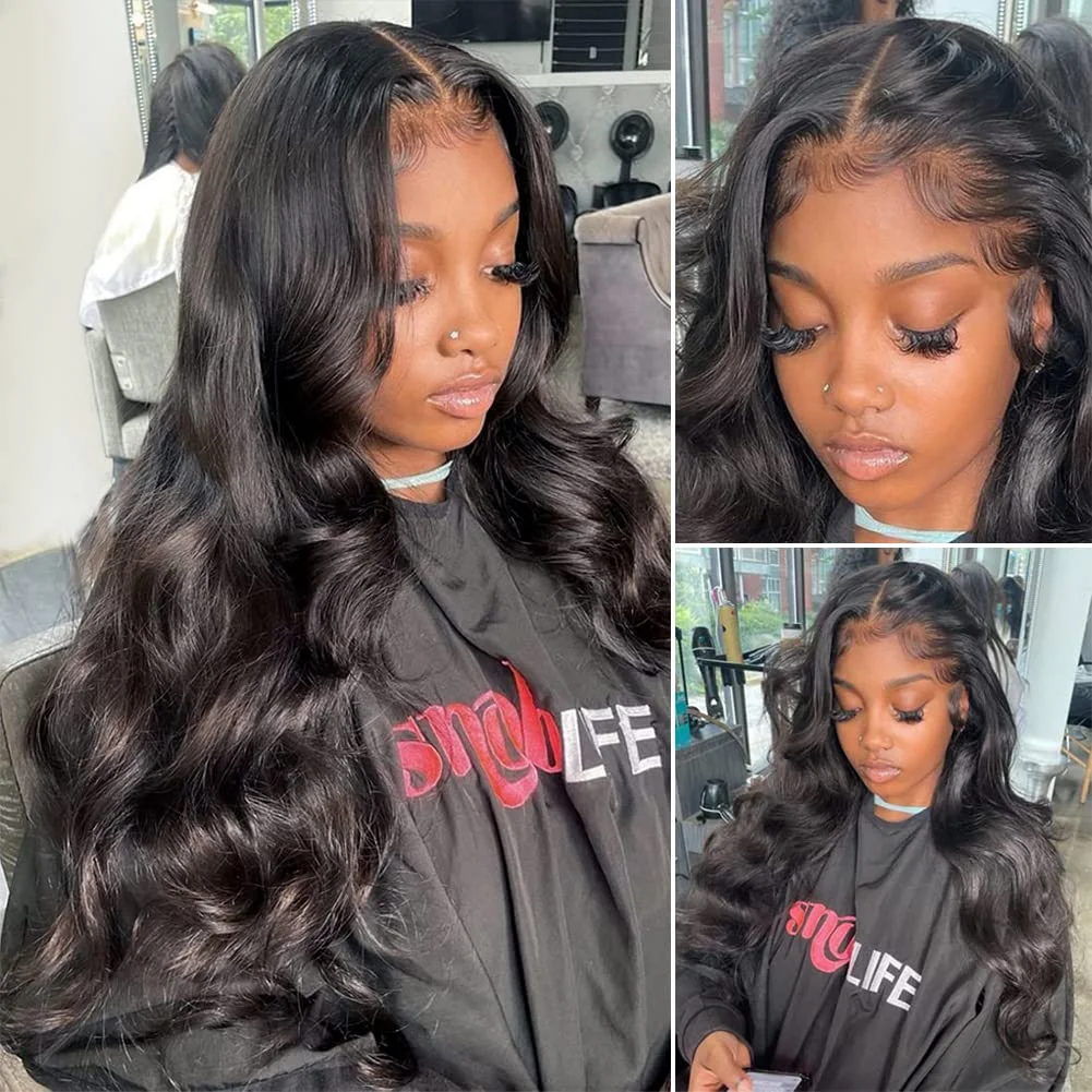46 Inch Prebleached Preplucked - Hd Lace Frontal Wig Human Hair Pre Plucked 评论和价格