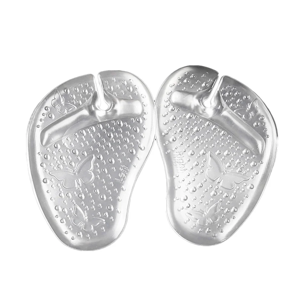 

GEL Flip-flops Forefoot Pads Pattern Forefoot Pads Clip Stickers Transparent Pads(Transparent) gel slipper pads