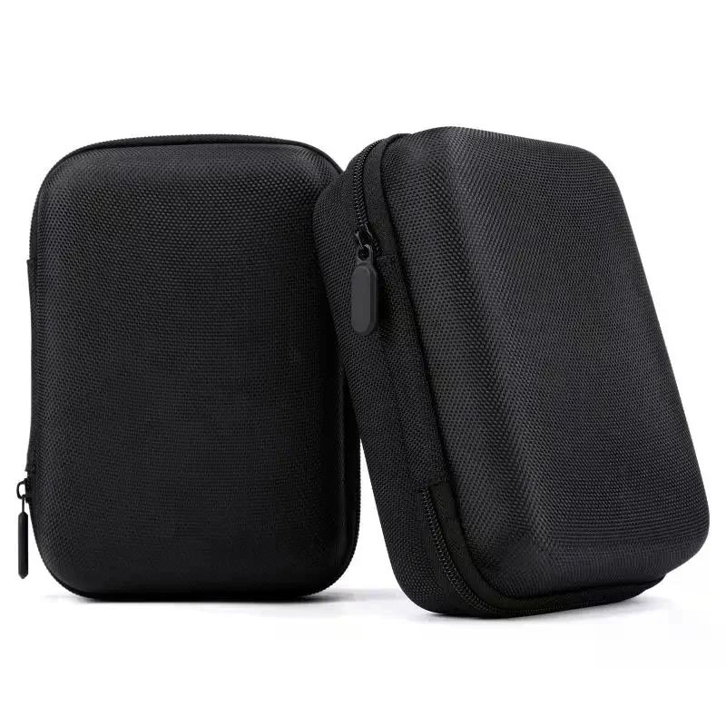 New Hard Shell EVA Storage Box Mini Portable Pouch Carrying Bag Black Protective Storage Case Digital Accessories