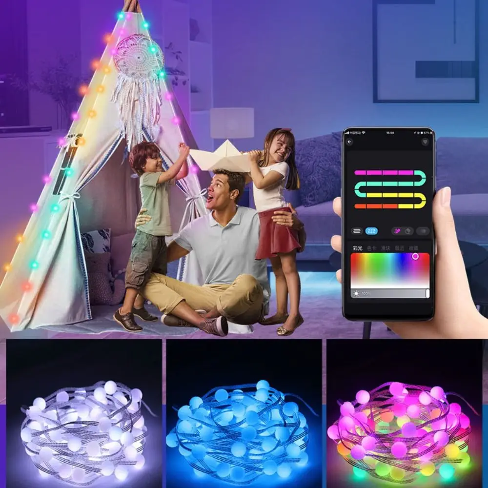5V Led Music Controller Addressable Adjust Brightness Bluetooth APP Controller Mini Comes with MIC pickup RGB Light Controler