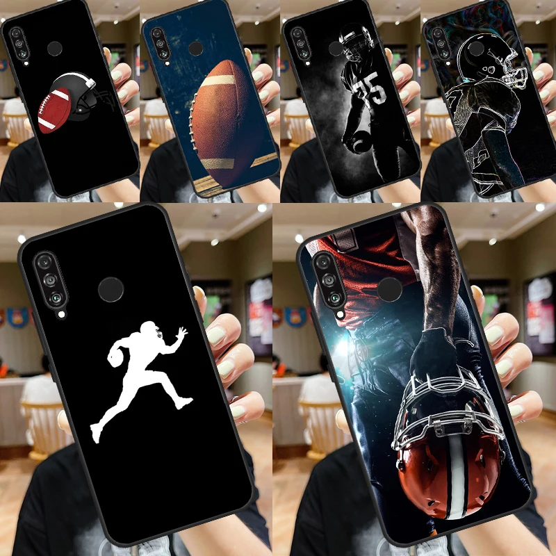 American Football Case For Huawei P30 P20 P40 Lite Nova 11 Pro 9 10 SE 5T 3i 7i 11i Y60 Y70 Y90 Y61 Y91 Cover