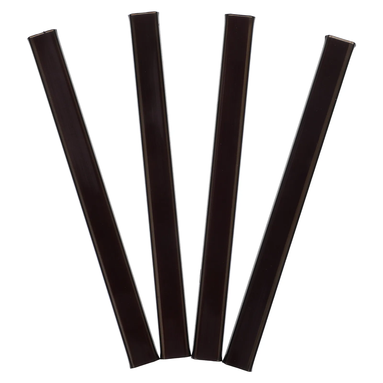 4Pcs Plastic Cord Hiders for Motor Wires Black Adhesive Wire Cover Cord Protector Cable Concealer Wall Mount Wire Hiding