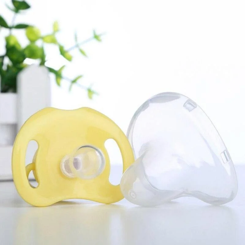 Cute Cartoon Animal Pattern Pacifier Soothe Nibbler Newborns Edible Silicone Feeder Teethers Nipples for 0-3Y Baby Teat Items