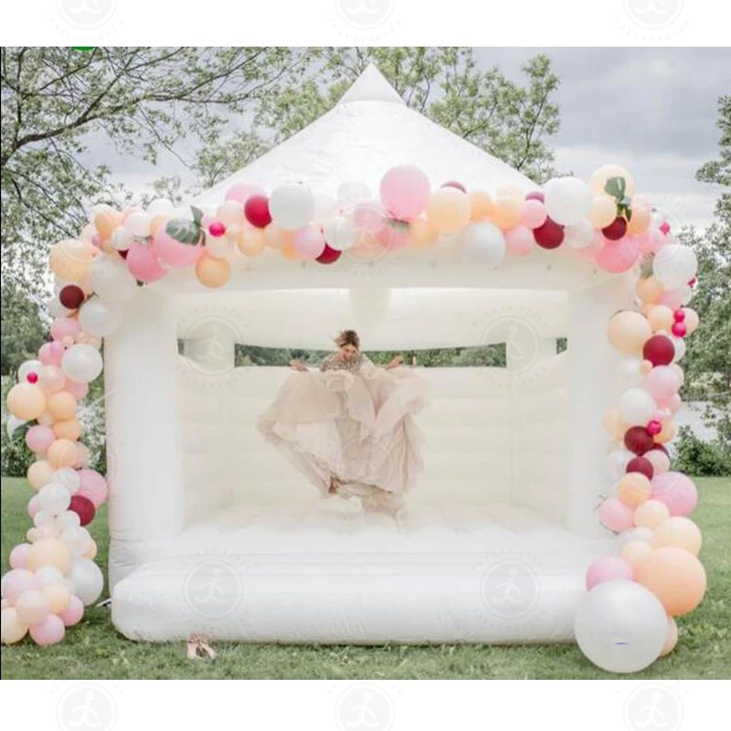 Inflatable trampolines for weddings and parties, luxurious style, excellent for commercial use