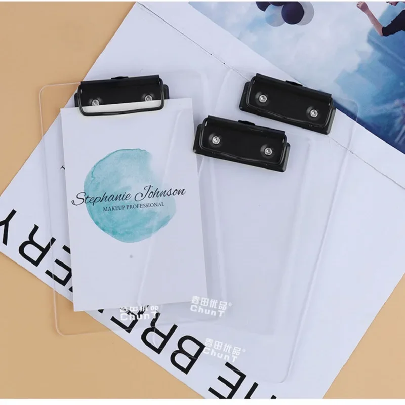 

A5 Transparent Writing Board Small Bill File Holder Board Holder Student Pad Note Holder Restaurant Menu Clipboard