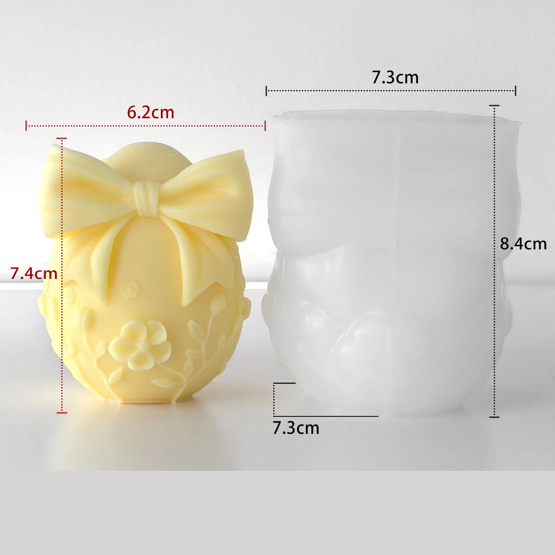 

Easter Egg Mold Diy Bow Egg Scented Candle Mold Diffuser Stone Mold Bowknot For Easter Home Decor Candle Making