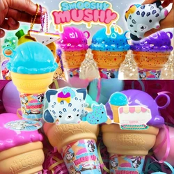 Original Smooshy Mooshy Creamery Cute Fragrant Ice Cream Ice Cream Cup Dolls Accessories Girls Play House Toys Holiday Gifts