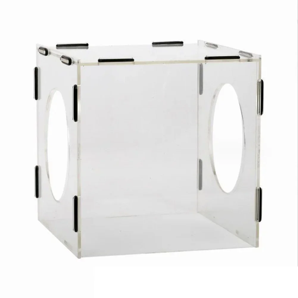 Durable Grinding Dust Box Grinding Parts 200x200x200MM Detachable Design Sturdy Transparent Wear Resistant Engraving