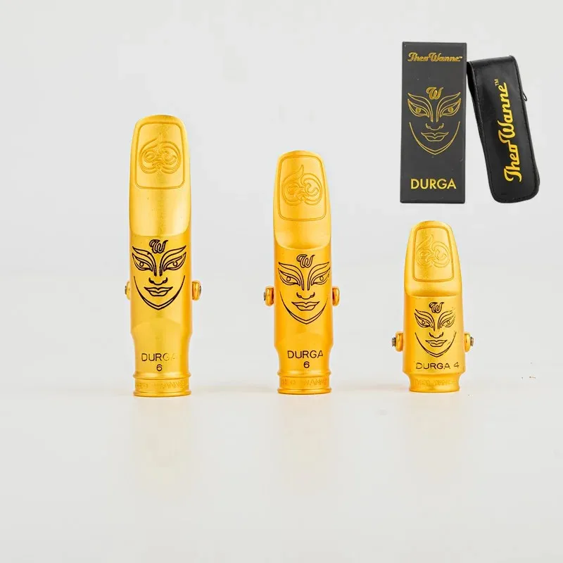 New High Quality Professional Tenor Soprano Alto Saxophone Metal Mouthpiece Gold Plating Sax Mouth Pieces Accessories  5 6 7 8