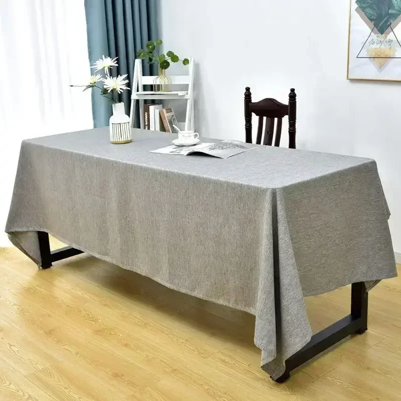 

LXS22 2024 New Table cloth, tablecloth, pure cotton satin pattern, rectangular restaurant