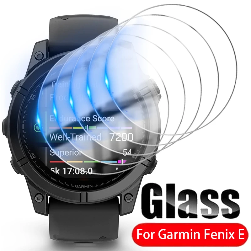 HD Clear Tempered Glass For Garmin Fenix E 47mm Smartwatch 9H Hardness Screen Protector Films Cover For Garmin Fenix E