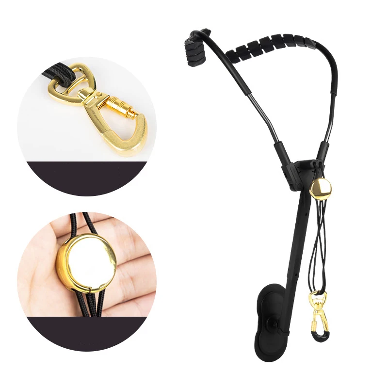 Universal Instrument Strap Adjustable Saxophone Harness Double Shoulder Support for Multiple Wind Instruments