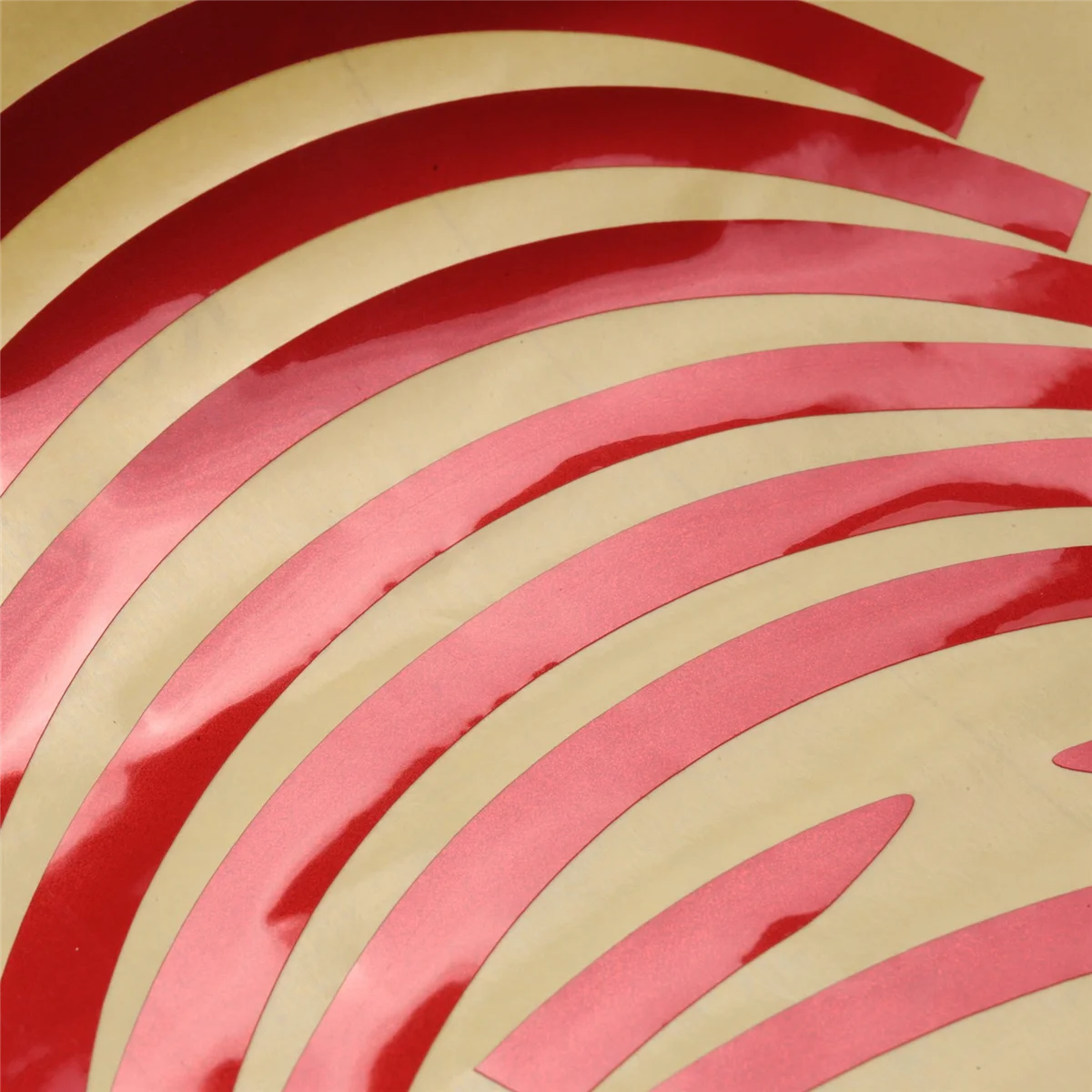 مجموعة واحدة من الملصقات العاكسة للسكوتر مجموعة كاملة من الملصقات لملصقات Ninebot MAX G30 Kickscooter القابلة للطي (أحمر)