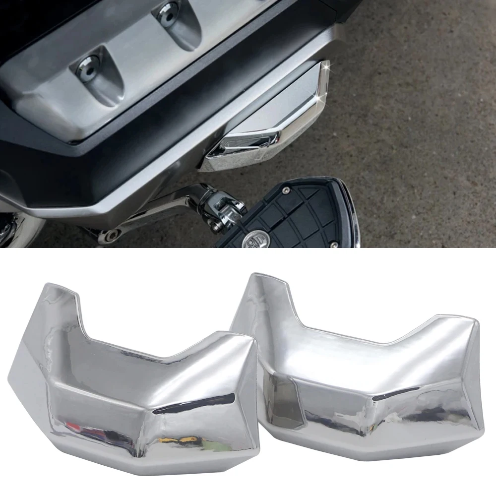 For Honda GoldWing GL1800 Gold Wing 1800 2018 2019 2020 2021 Saddlebag Chrome Guard Covers Engine Protective Decoration Covers