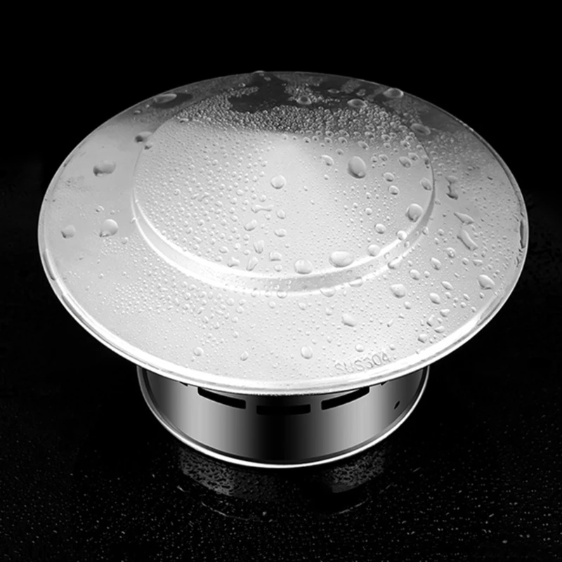 Round Chimney Caps Stainless Steel Fireplaces Vent Cover Chimney Cover with Screen 517A