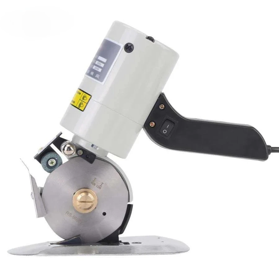 Electric Cutting Machine Dressmaker's Scissors Shears Sewing Crafts with Low Noise for Silk 220V Rotary Fabric Cutter 90MM