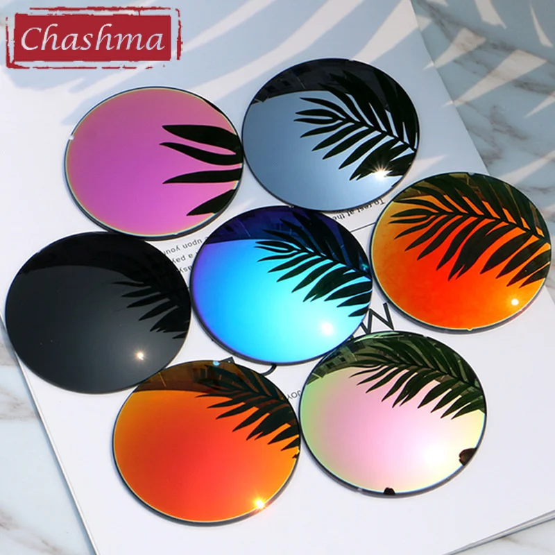 Thin Polarized Sunglasses Prescription Lenses UV 400 Sun Protection Digital Optical Free Form Progressive  Mirror Glass