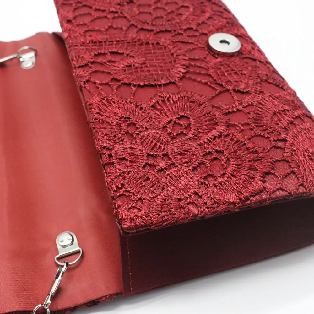 Ladies Messenger Bag Handbags Lace Clutch Bag Evening Party Wedding Purse Envelope Bag Fashion Women Wallet