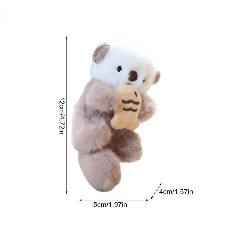 Portachiavi bambola di peluche morbido peluche portachiavi portachiavi borsa ciondolo accessori portachiavi bambola animale carino per