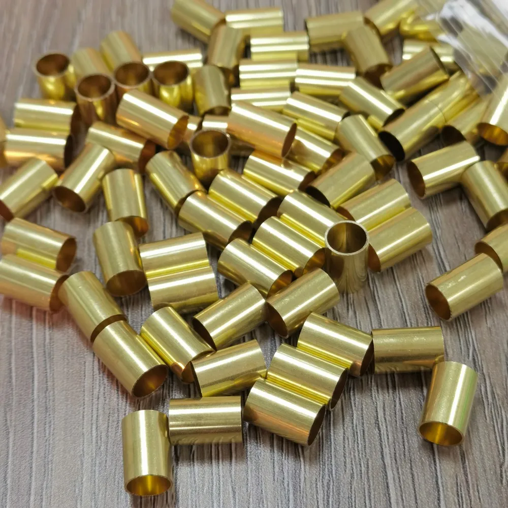 Messingrohr, Wandstärke 0,5 mm, Außendurchmesser 9–16 mm, Länge 15 mm, für Heimwerker-Handwerkzeuge, hochwertiges Messing-Hülsenrohr, 10–50 Stück, kleiner Großhandel – Detail 4
