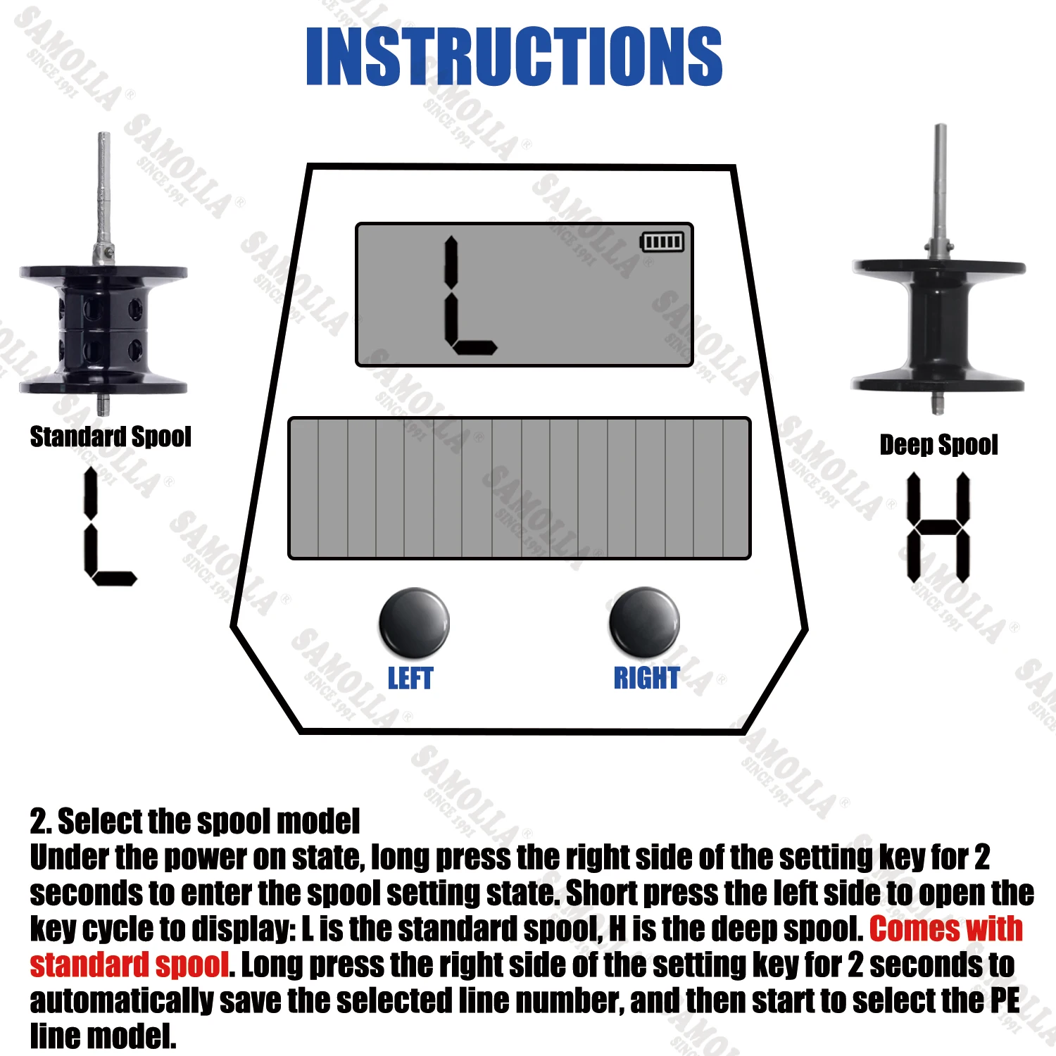 SAMOLLA Neue elektronische Angelrolle Solar + USB-Aufladung, großer Bildschirm, Baitcasting-Rolle, Salzwasser, wasserdicht, Casting – Detail 15