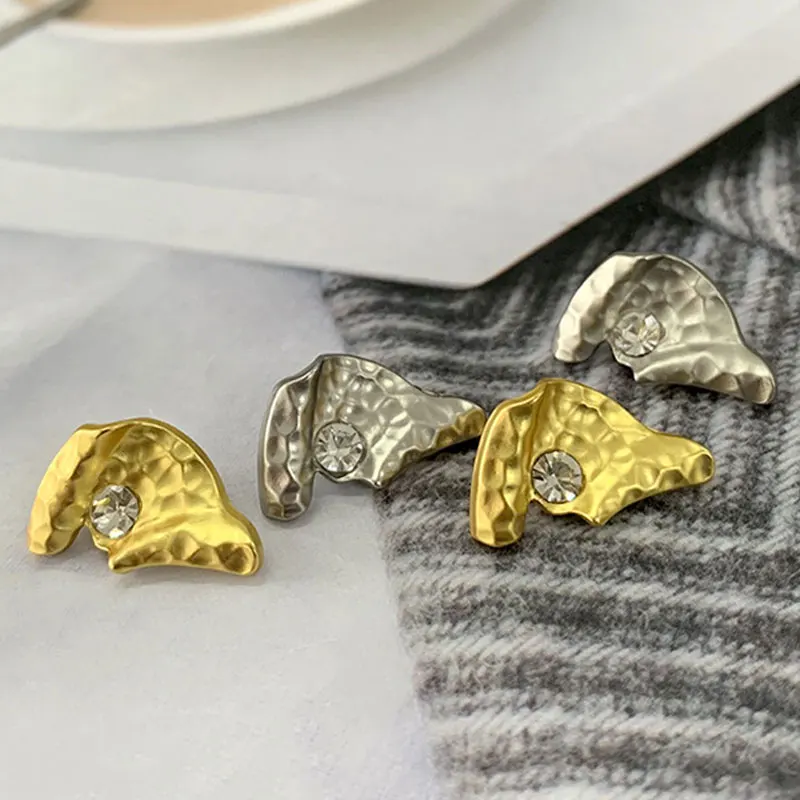 

Rhinestones Inlaid Luxury Sewing Buttons For Clothing Coat Sewing Material Sewing Accessories DIY Craft Supplies Metal Buttons