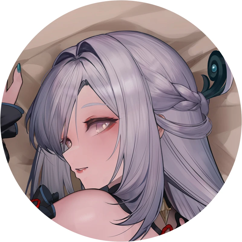 Game Genshin Impact Shenhe Cosplay Dakimakura Hing Body Double -Sided Pillow Case Long Cushion Cover