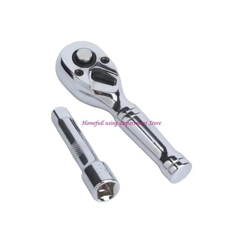  Hand Tool Set with Direction Change Control and Extension Reach for Installation Work, Vehicle Care, and Daily Service