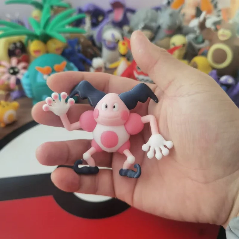 דמות מצוירת חדשה דמות mr. Mime בקנה מידה עולם 1:20 דמות פעולה דמות הדפסה 3D מודל הדפסה חמוד אוסף שולחן עבודה ילד צעצוע