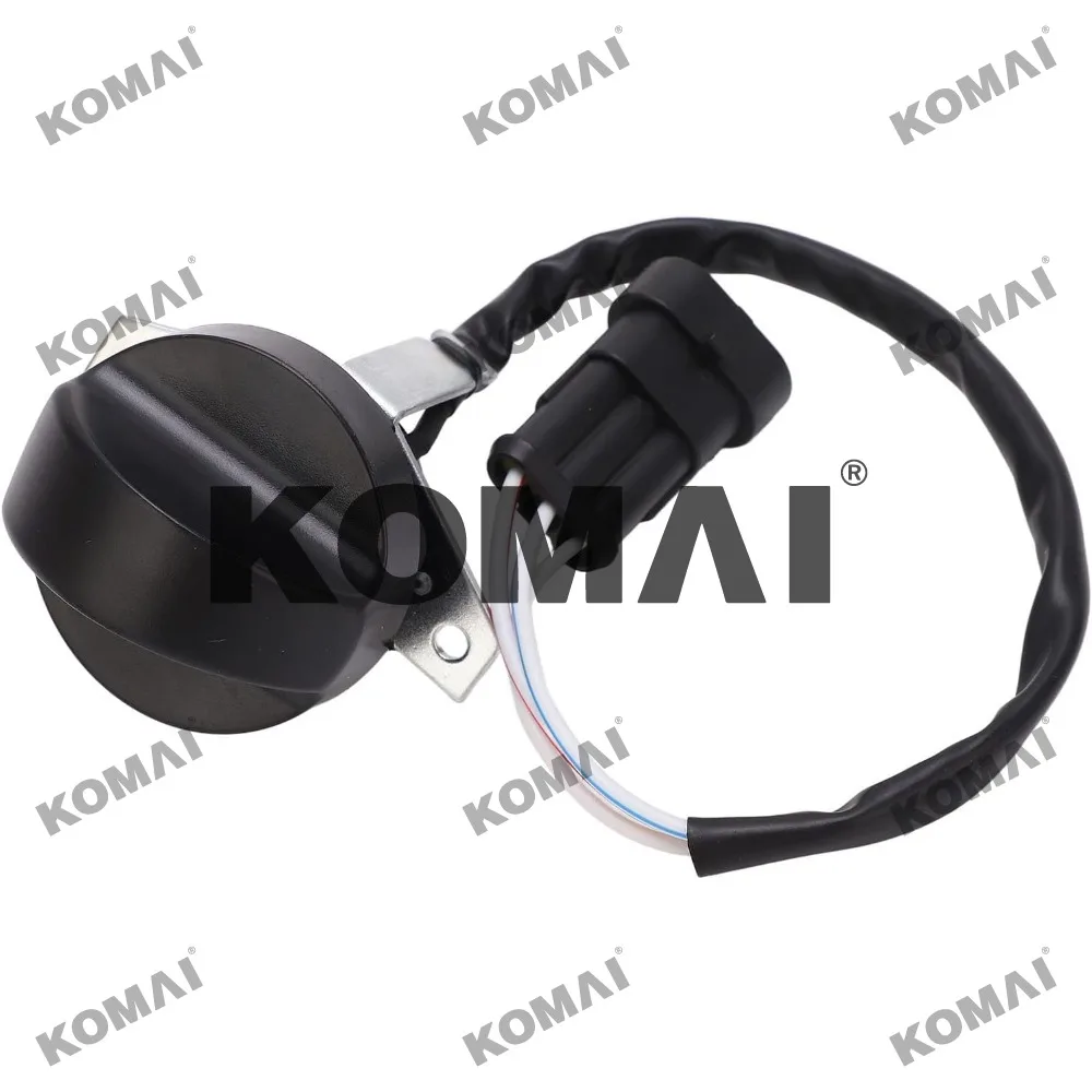 

XOJOX Throttle Motor Dial Knob Switch for Excavators, Universal Replacement ABS and Alloy Steel Material 3 Pin Plug, Stable an