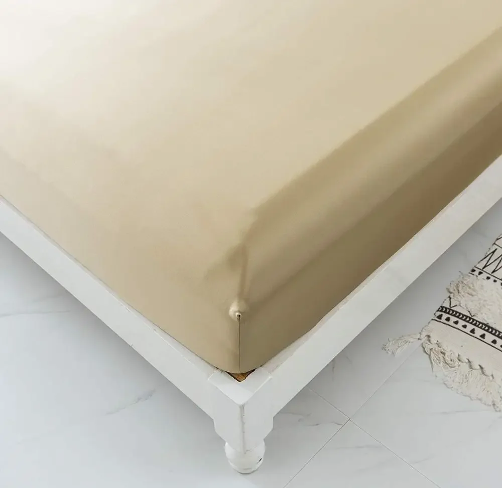30mm Silk Fitted Sheet Deep 35cm 1pc Seamless 100% Mulberry Silk  Many Size Comfortable Soft Ventilate