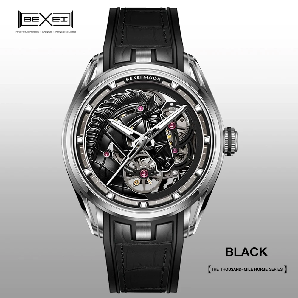 

BEXEI theme Automatic movement mechanical men's watch luminous waterproof business wrist watch news