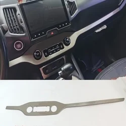 For Kia Sportage R 2011-2017 Stainless Steel Air Conditioning Switch Knob Decorative Strip Anti-scratch Protection Car Accessori