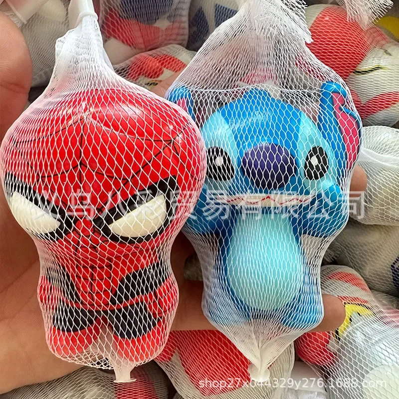 Disney Kawaii Stitch Pinching Toys Cartoon Spidermans Kids Stress Relief Props Cute Daisy Vent Decompression Student Reward Gift