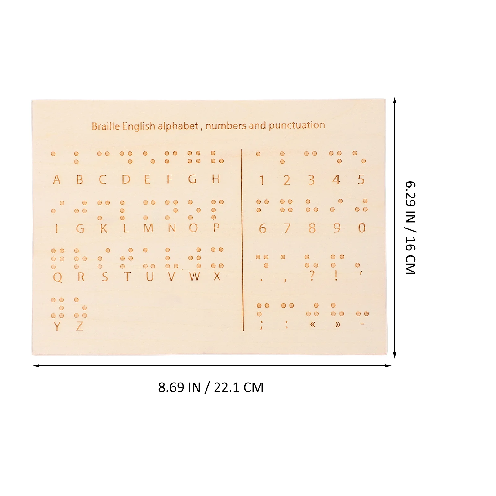 Imagem -03 - Braille Equipamentos Educacionais Jogos Carta Placas de Aprendizagem Acessório Pontuação Livros Pessoas Cegas Ferramenta Auxiliares de Ensino