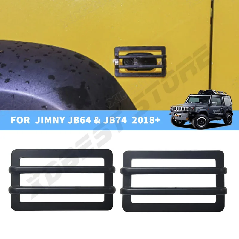 

Jimny Exterior Accessories Side Fender Turn Signal Light Lamp Cover Side Marker lamp Trim for Suzuki Jimny JB64 JC74 JB74 2019+