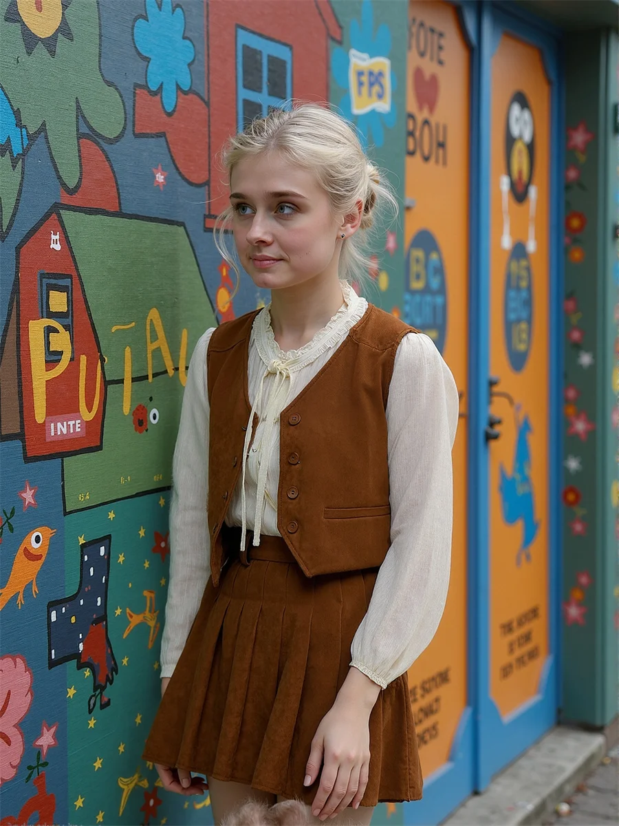 

Женские жилеты, винтажные женские коричневые свободные осенние толстые клетчатые жилеты без рукавов на пуговицах в консервативном стиле для колледжа