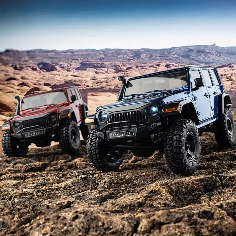 Fmseazyrc 1:18 التحكم عن بعد Rc الدفع الرباعي تسلق عبر البلاد محاكاة نموذج سيارة نموذج كهربائي جمع هدية