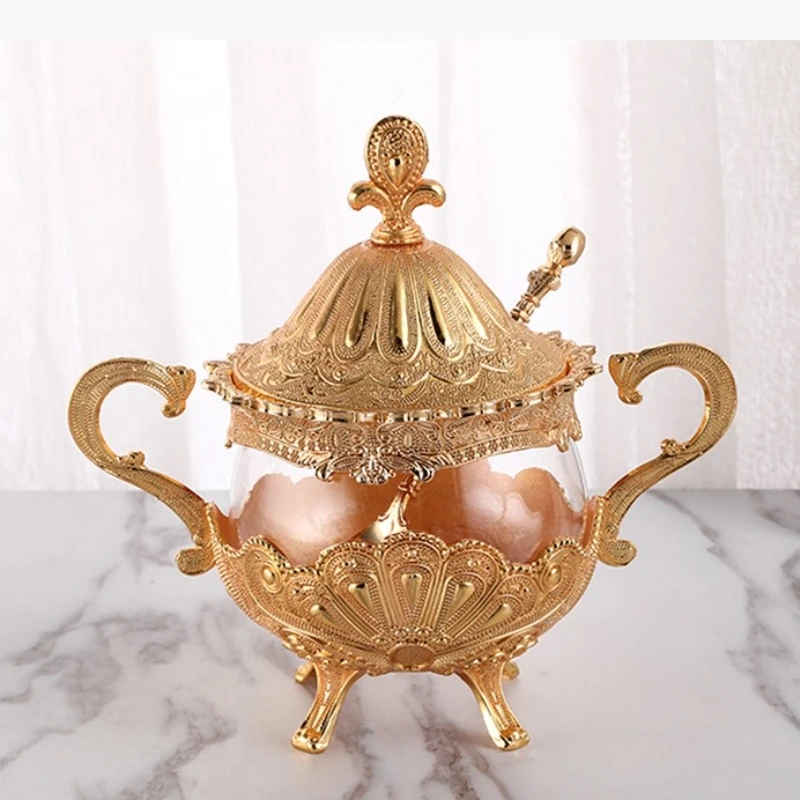 Frasco de tempero de vidro de metal, frascos de especiarias de cerâmica, agitador de açúcar, garrafa de tempero de cozinha, recipiente de ferramentas, frascos de armazenamento