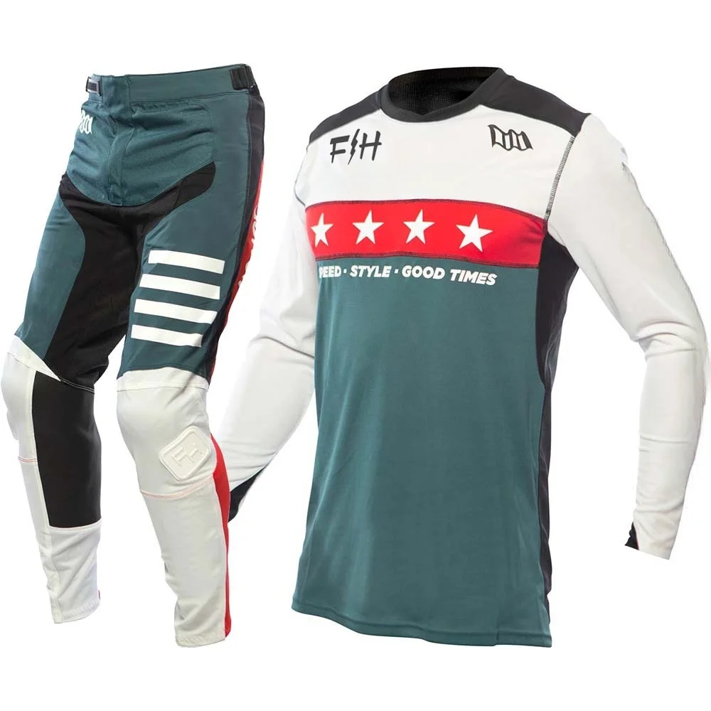 2026 FH Motocross Gear Set Top Shift MX Jersey Set ATV Race Wear Enduro Moto Kits Off Road Motorpak