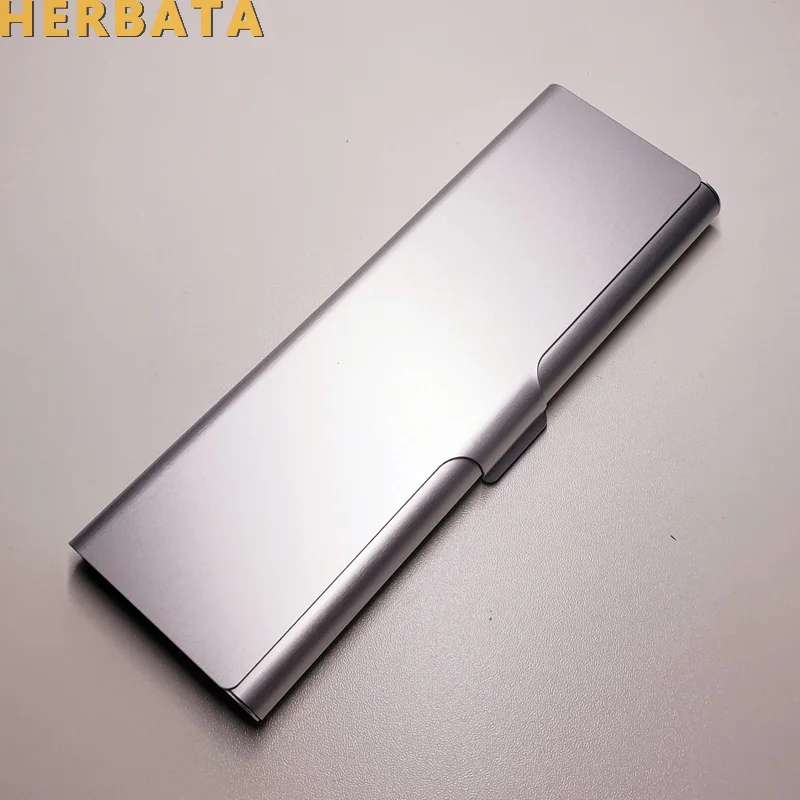 Wysokiej jakości aluminiowy piórnik - metalowe pudełko na artykuły biurowe o dużej pojemności, wielofunkcyjny organizer na przybory szkolne
