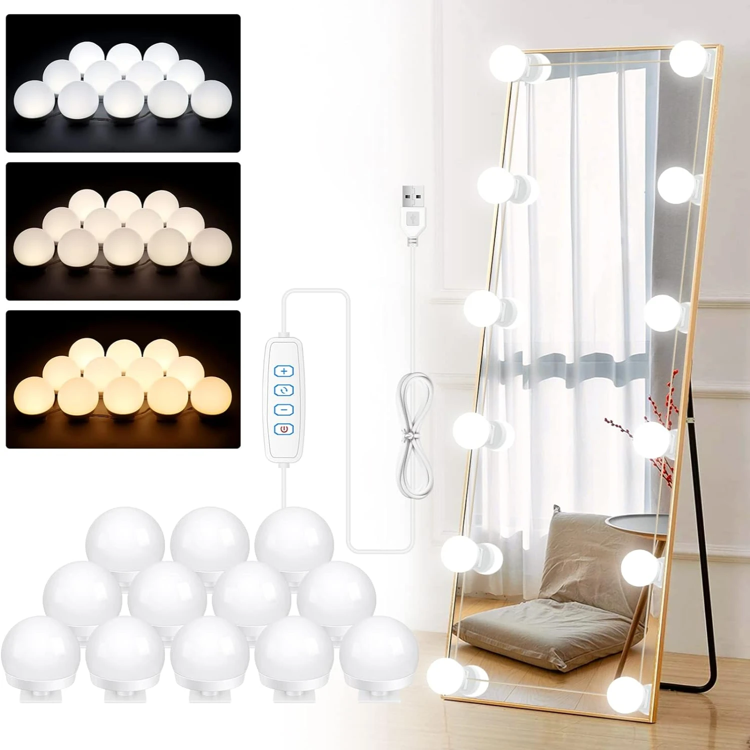 Get your hands on this gorgeous, chic and vibrant vanity mirror light today and elevate your beauty routine to the next level. B